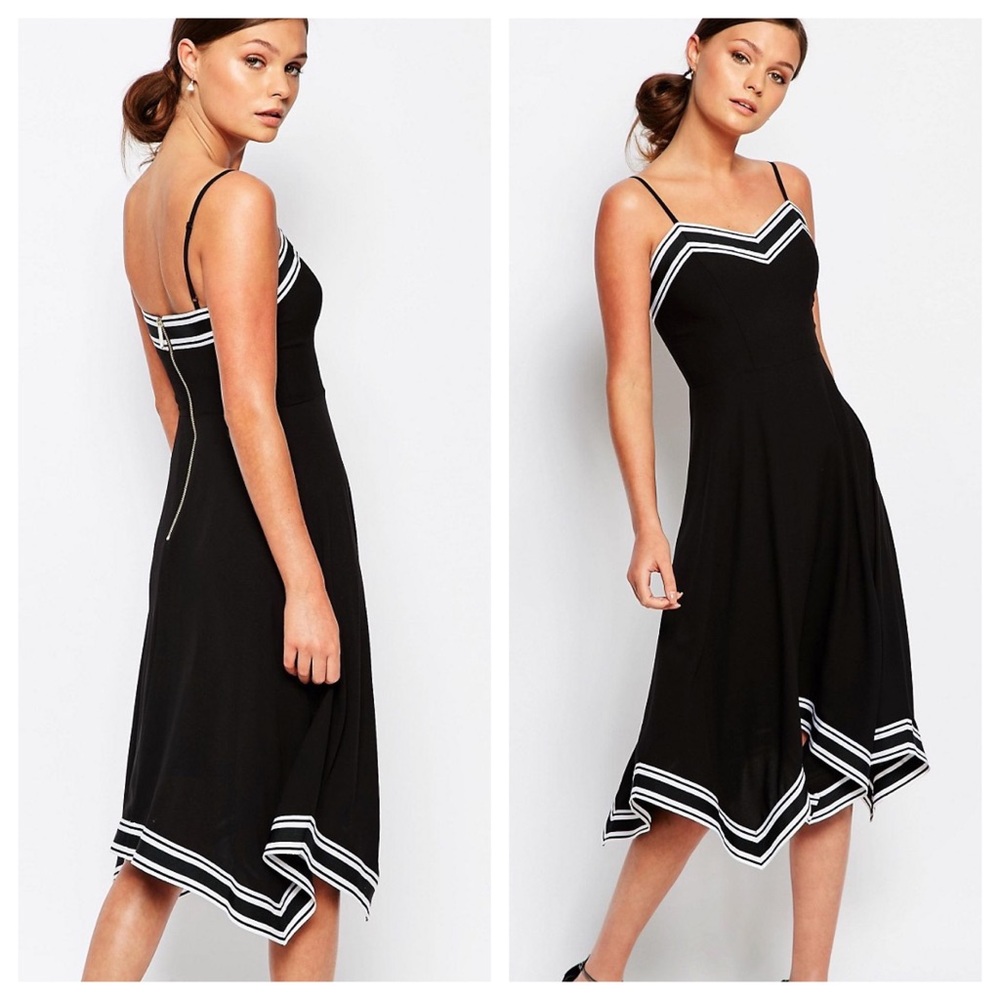 🆕[Ted Baker] Kahmen Navy Blue Fit Flare Sundress